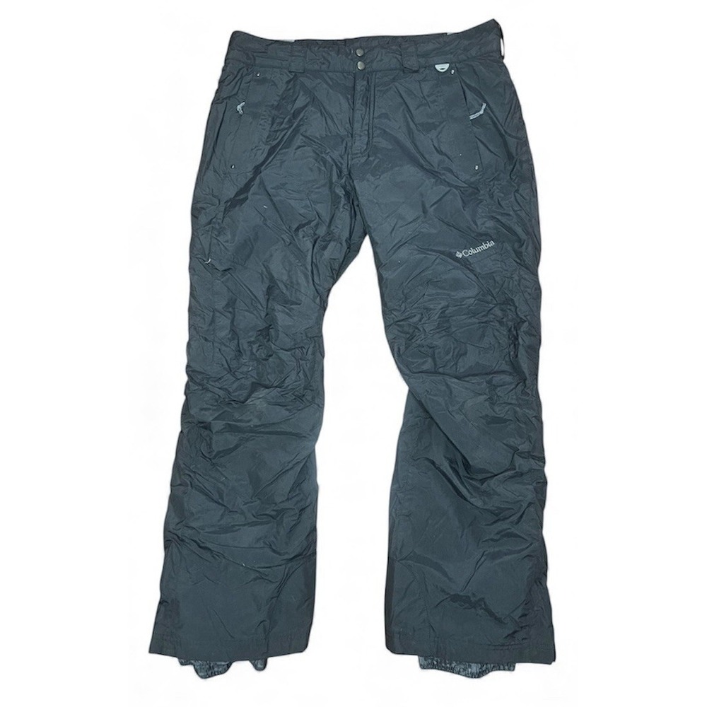 Columbia Omni-Tech Fleece Lined Snow Pants Women's Large Pockets Floral EUC